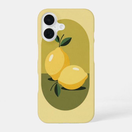 ヴィンテージレモンデュオ iPhone 16ケース (裏面)