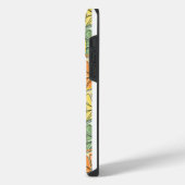 ヴィンテージレモンパターン iPhoneケース (左側面)