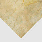 ヴィンテージレモンホワイトフローラスクリプトの分離 薄葉紙 (詳細)