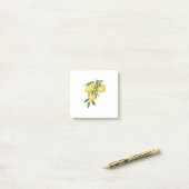 ヴィンテージレモンポストイットノート ポストイット (デスク上)