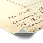 ヴィンテージレモンポモロジカルウォーター色 ポスター (角)