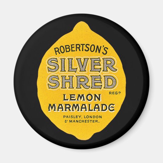 ヴィンテージレモンマーマレーラベル マグネット (正面)