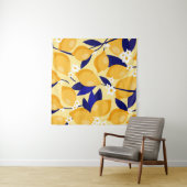 ヴィンテージレモン果実：フードパターン。 タペストリー (インサイチュ(横))