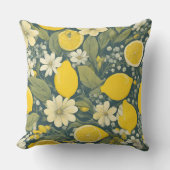 ヴィンテージレモン クッション (正面)