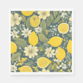 ヴィンテージレモン スタンダードランチョンナプキン (正面)