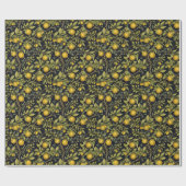 ヴィンテージレモン ラッピングペーパー (フラット)