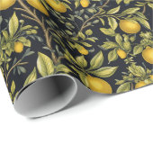 ヴィンテージレモン ラッピングペーパー (ロールコーナー)