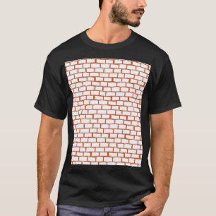 ヴィンテージレンガ:テクスチャ付き背景詳細。 Tシャツ
