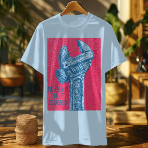 ヴィンテージレンチ – レトロが鳴るまで締める トライブレンドＴシャツ