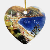 ヴィンテージレヴァンジェノバイタリアツーリズム セラミックオーナメント (正面)