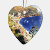 ヴィンテージレヴァンジェノバイタリアツーリズム セラミックオーナメント (左)