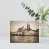 ヴィンテージレーゲンスバーグ，ドイツのはがき ポストカード (スタンド正面)