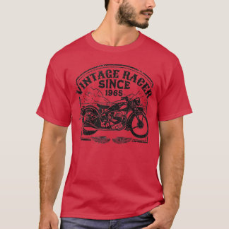 ヴィンテージレーサー1965年からレトロバイクのバイク Tシャツ