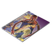 ヴィンテージレーザービームアイズ付きSFロボット ノートブック (左側)