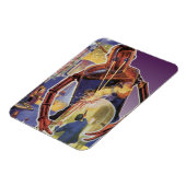 ヴィンテージレーザービームアイズ付きSFロボット マグネット (左側)