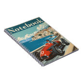 ヴィンテージレーシングカーフランスのリビエラ ノートブック (右側)