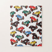 ヴィンテージレーシングカー ジグソーパズル (縦)