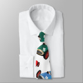 ヴィンテージレーシングカー ネクタイ (タイ)