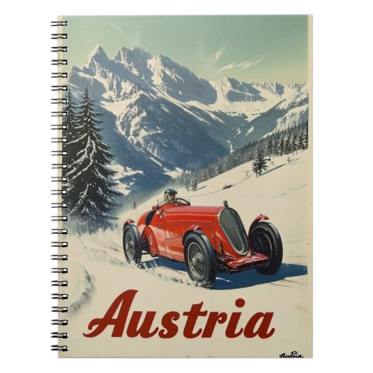 ヴィンテージレーシングカー ノートブック (正面)