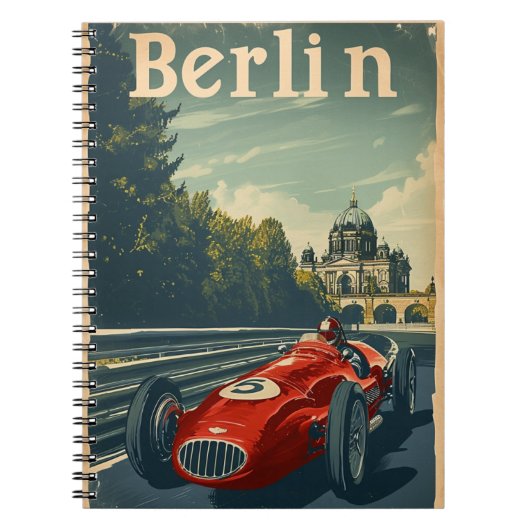 ヴィンテージレーシングカー ノートブック (正面)