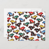 ヴィンテージレーシングカー ポストカード (正面/裏面)