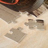 ヴィンテージレーシングカーinイビザ ジグソーパズル (側面)