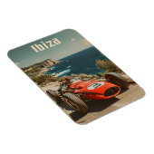 ヴィンテージレーシングカーinイビザ マグネット (右側)