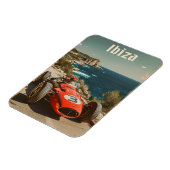 ヴィンテージレーシングカーinイビザ マグネット (左側)