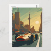 ヴィンテージレーシングカーinトロント ポストカード (正面/裏面)