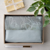 ヴィンテージレースお洒落イースターラビットデクページ 薄葉紙 (ギフト)