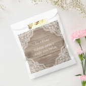 ヴィンテージレースお洒落オールドバーンドベイビーシャワーフェイバー フェイバーバッグ (封をした状態)