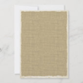 ヴィンテージレースとピンクボウブライダルシャワー 招待状 (裏面)