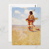 ヴィンテージレースの最後のフレデリック・レミントン ポストカード (正面/裏面)