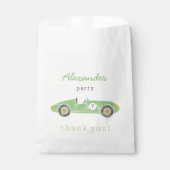 ヴィンテージレースの車の誕生日 フェイバーバッグ (正面)