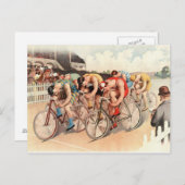 ヴィンテージレースはがき ポストカード (正面/裏面)