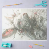 ヴィンテージレースウサギ復活サンデーデクページ 薄葉紙 (クラフト)