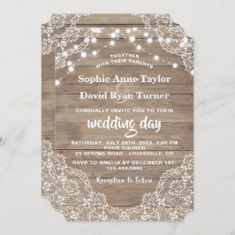 ヴィンテージレースオールドバーンストリングラ結婚イト 招待状