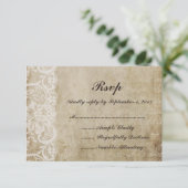 ヴィンテージレースオールドワールドRSVPカード 出欠カード (スタンド正面)