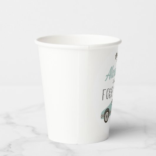 ヴィンテージレースカーでFOUR SPEEDを実現 紙コップ (右)