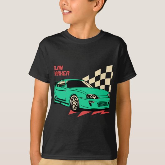 ヴィンテージレースカーカスタム名Tシャツ Tシャツ (正面)