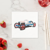 ヴィンテージレースカークラシック自動車 スタンダードカクテルナプキン (インサイチュ)