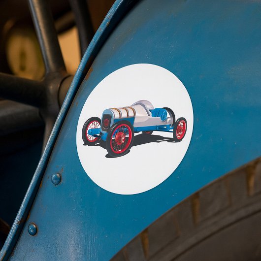 ヴィンテージレースカークラシック自動車 ラウンドシール