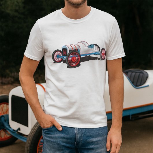 ヴィンテージレースカークラシック自動車 Tシャツ