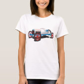 ヴィンテージレースカークラシック自動車 Tシャツ (正面)