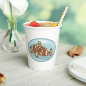 ヴィンテージレースカードライバークラシックモータースポーツアート 紙コップ