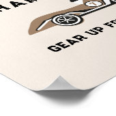 ヴィンテージレースカーニュートラルボーイズカスタムズ ポスター (角)