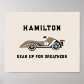 ヴィンテージレースカーニュートラルボーイズカスタムズ ポスター (正面)