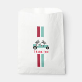 ヴィンテージレースカーボーイパーティーフェイバー紙バッグ フェイバーバッグ