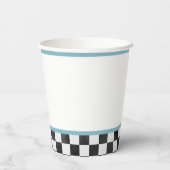 ヴィンテージレースカー紙カップ 紙コップ (裏面)