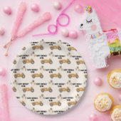 ヴィンテージレースカー誕生日パーティカスタムー ペーパープレート (パーティー)